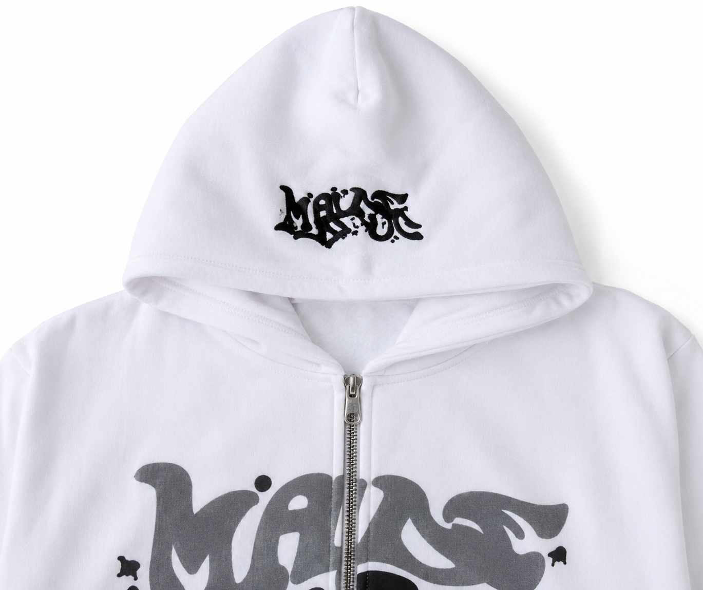 Lysm Puff print "hoodie" White